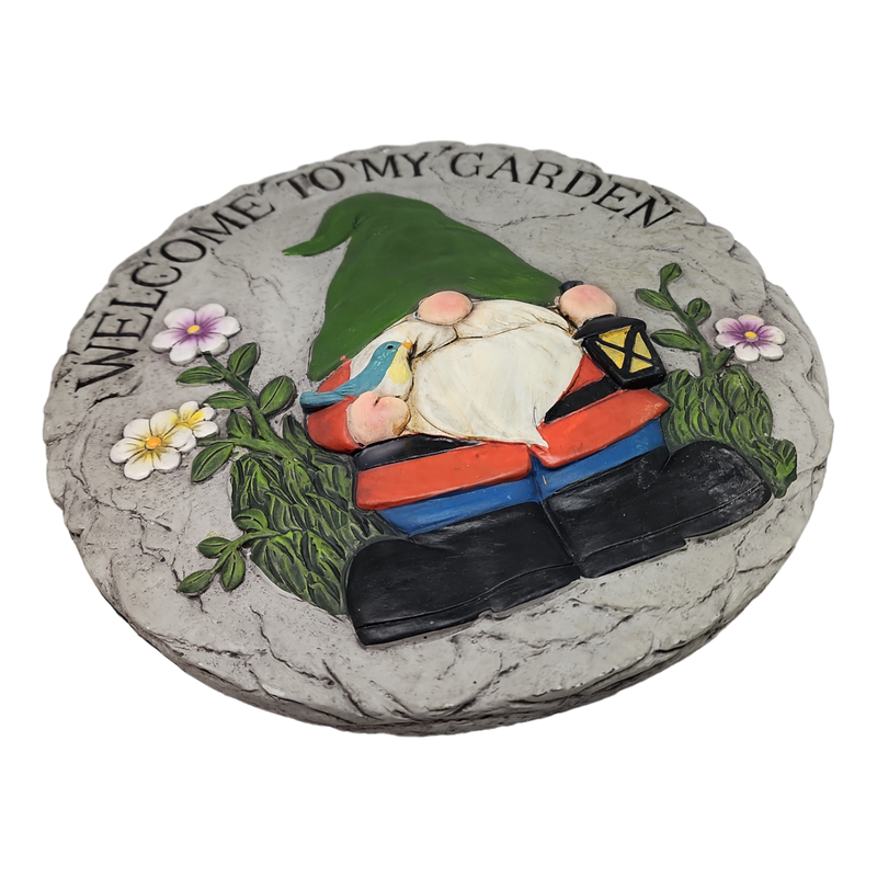 Cement Garden Gnome Stepping Stone -