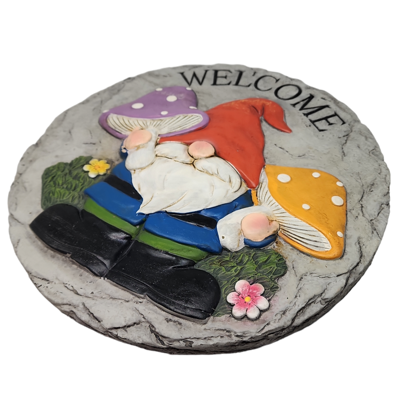 Cement Garden Gnome Stepping Stone -