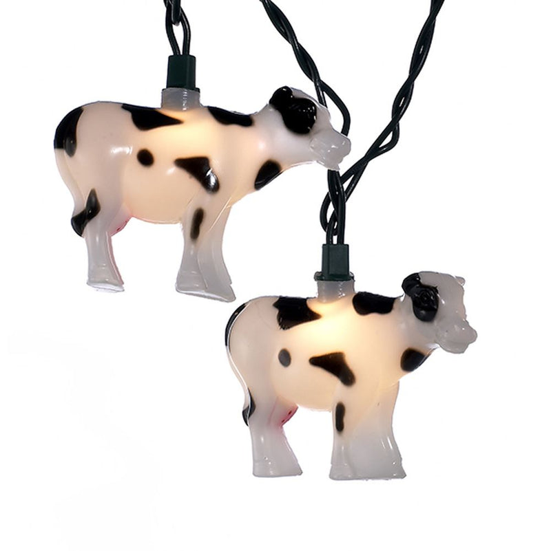 10-Light Cow Light Set - The Country Christmas Loft