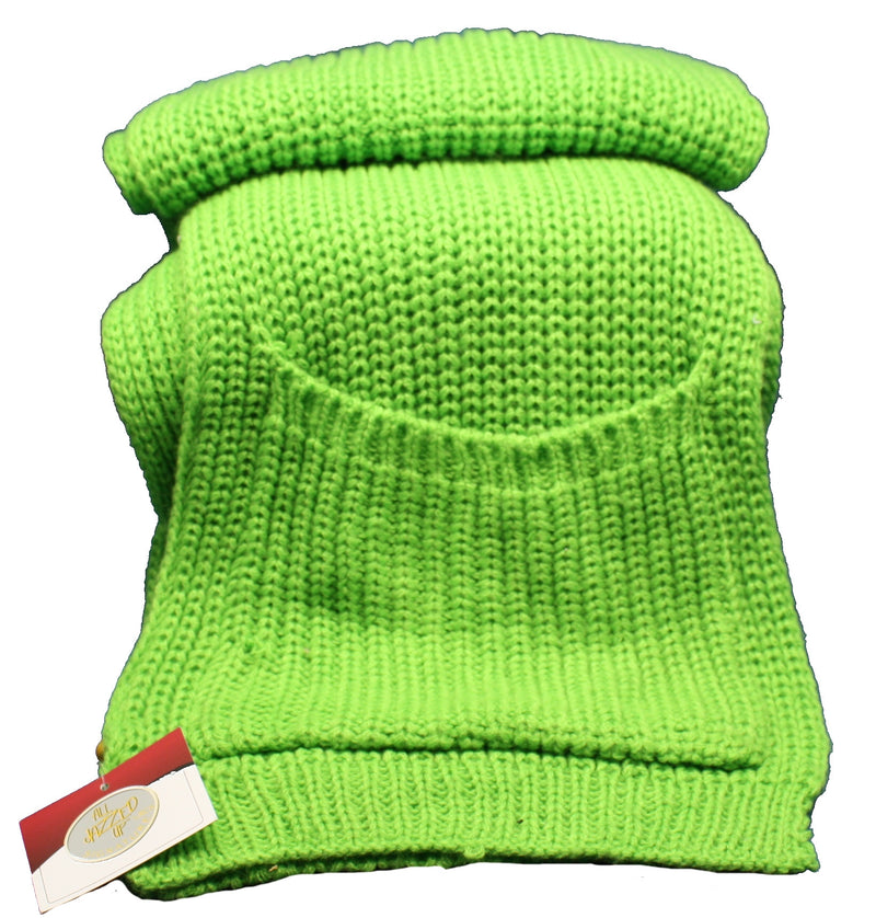 Scarf Knit Pocket - Green - The Country Christmas Loft