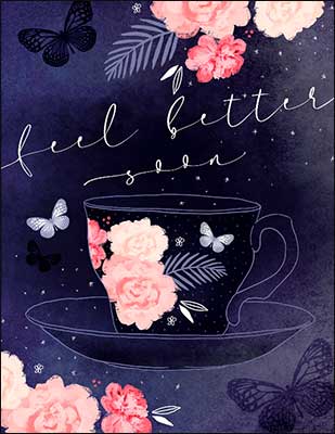 Tree-Free Greetings Feel Better Soon Karten-Set – 8 Verschiedene Lustige Genesungskarten, 12,7 X 17,8 Cm, Aus 100% Recyceltem Papier