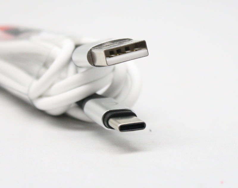 USB type C 6.5 foot Sync/Charge Cable - White