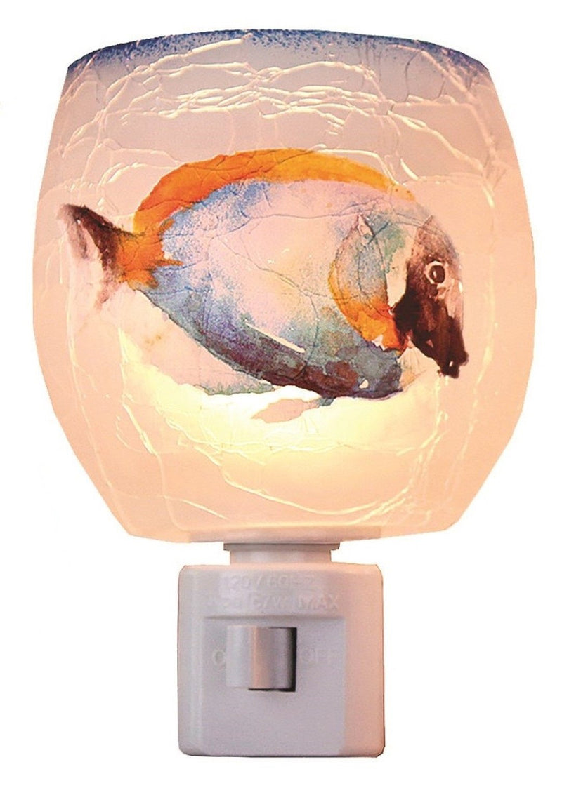 Glass Nightlight - Water Color Fish - Style B