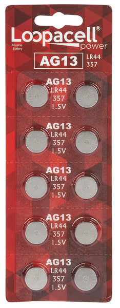 AG13/LR44 Alkaline Button Cell Battery - 10 piece set - The Country Christmas Loft