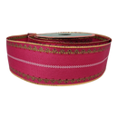 Pink With Gold Edge Ribbon - 1.5" x 10 Yards