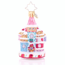 Christopher Radko Little Gem Glass Ornament - Candy Cane Castle