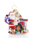 Christopher Radko Little Gem Glass Ornament - Nice List Santa