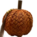 Burnt Orange Braided Harvest Pumpkin