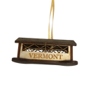 Wooden 3D Vermont Covered Bridge Ornament - Souvenirs - by Vermont Illustrating