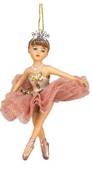 Dancing Ballerina With Mauve Dress