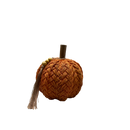 Burnt Orange Braided Harvest Pumpkin