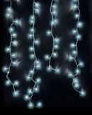 Cool White Jingle Bright Icicle Lights - Christmas >> Lighting - by Kurt Adler - view 2