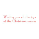 Greenery And Berry Wreath With Bow Boxed Christmas Cards - Christmas >> Boxed Christmas Cards - by Caspari - view 2