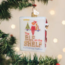 Elf On The Shelf  Glass Ornament