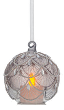 Crystal Lace Glow Candle Ornament - Christmas >> Ornaments >> Glass - by LuxuryLite