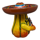 Day of the Dead Talavera Mariachi Pumpkin - Gift Shoppe >> Figurines - view 2