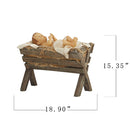 Holy Family Outdoor Nativity Set - 4 Piece Set