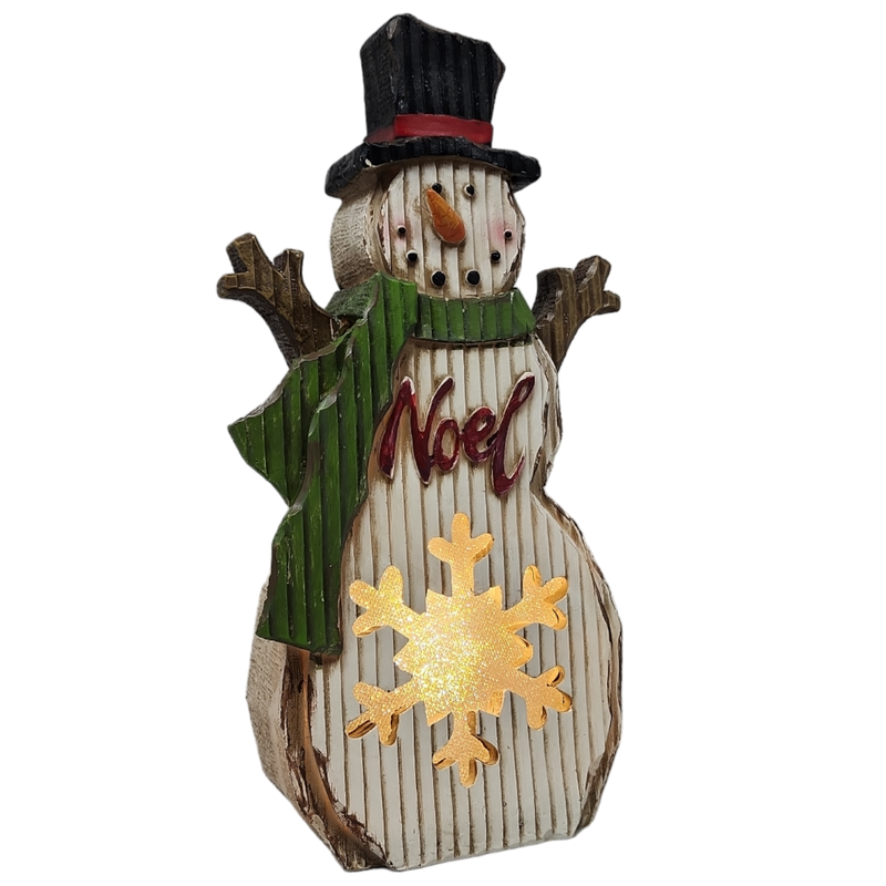 Lightup Snowman Figurine -