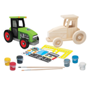 Farm Tractor Wood Paint Set - Toy Shoppe >> Arts & Crafts - by Masterpiece Puzzle - view 3