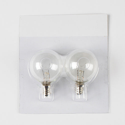 2-Pk G40 Clear Replacement Bulbs - The Country Christmas Loft