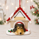 Ceramic Doghouse Ornament - Sheltie - Animals - by E&S Pets - view 2