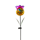 Solar-Powered Tulip Garden Stake - - Home & Living >> Garden - by Gerson - view 4