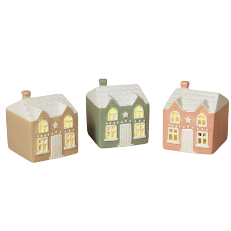 Lighted Mini Ceramic House