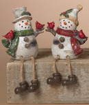 Snowman Resin Shelf Sitter -