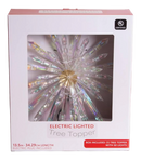 Lighted Acrylic Starburst Tree Topper with 50 Lights