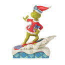 Grinch Snowboarding