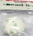 Bead It - Bead Body White With Green Swirl - The Country Christmas Loft