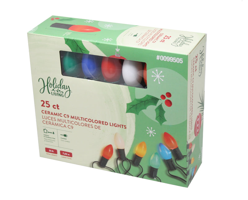 25-Count 25-ft Multicolor Incandescent Plug-In Christmas String Lights - The Country Christmas Loft