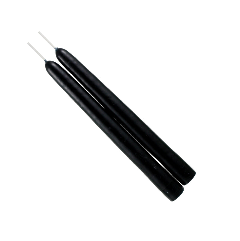 Mole Hollow Taper Pair (Solid Black) - - The Country Christmas Loft