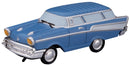 Blue Station Wagon for Christmas Villages