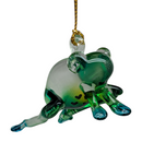 Playful Frog Glass Ornament - Christmas >> Ornaments >> Egyptian Glass - by Egyptian Museum - view 2
