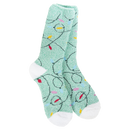 Holiday Cozy Crew - Holiday Lights - Clothing >> Socks >> Adult - by World's Softest