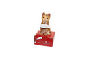 Orange Tabby - with Fish Ornament - Christmas >> Ornaments >> Animals - by E&S Pets