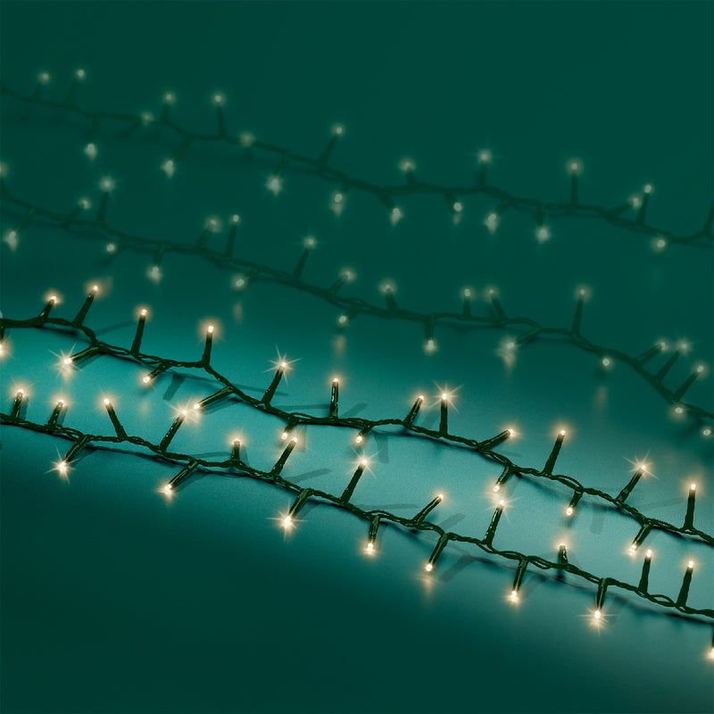 Starry Nights Compact Twinkle Lights - 500 LED - Warm White - Green Wire