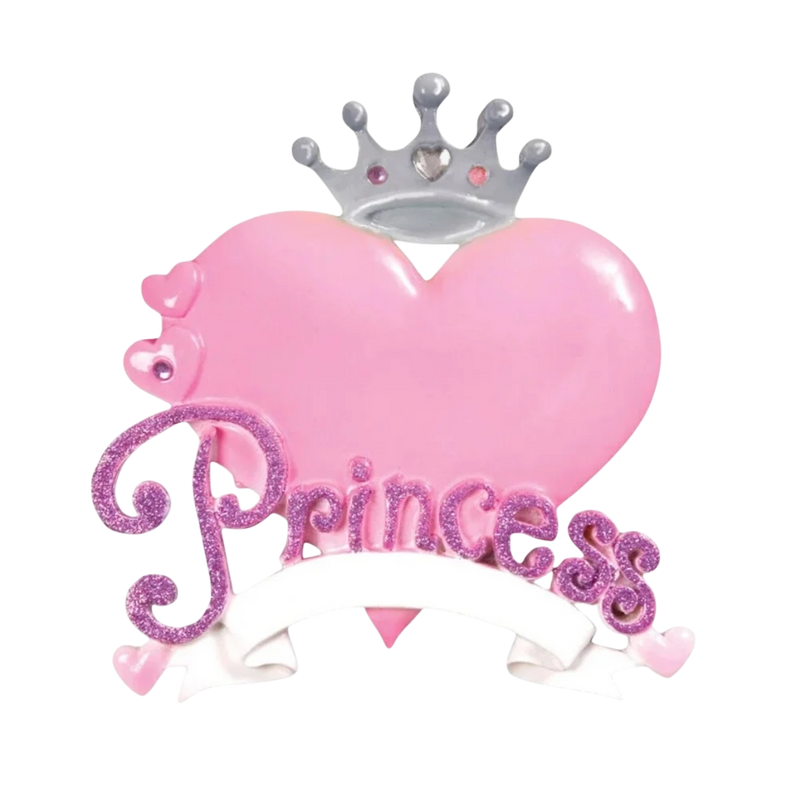 Princess Heart Ornament