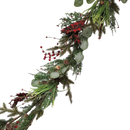 Festive Greenery Garland - 5 Feet long