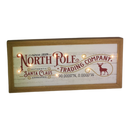 North Pole Trading Company Lighted Sign