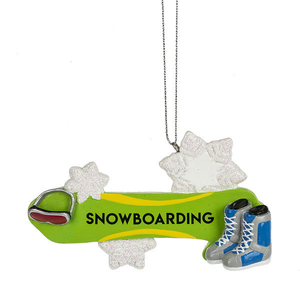 Snowboarding Equipment Ornament - The Country Christmas Loft