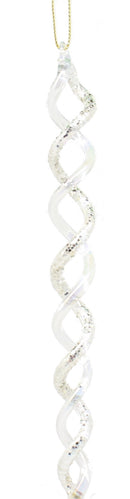 Glass Icicle Ornament - - The Country Christmas Loft