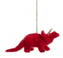Fuzzy Colorful Dinosaur Ornament - - Christmas >> Ornaments >> Animals - by Kurt Adler - view 4