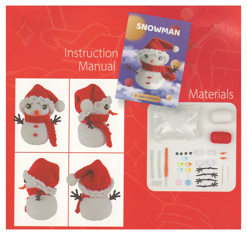 Amigurumi Crochet Kit - Snowman