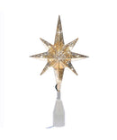 UL 10-Light Gold Bethlehem Star Treetop