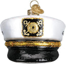 Ship Captain's Cap Ornament - Christmas >> Ornaments >> Occupational - by Old World Christmas - view 5