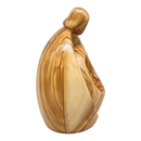 Modern Style Holy Family Carved Nativity - Olive Wood - 6.75 Inch