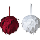 Hanging Poinsettia Ball -