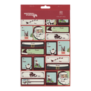 Foil Peel and Stick Gift tags - Juvenile Reds - Gift Shoppe >> Gift Wrap - by Winterhill Studio